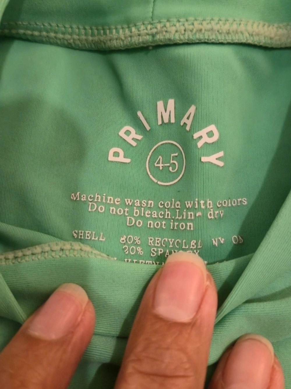 Primary Light Blue Rash Guard Top - Picture 5 of 10